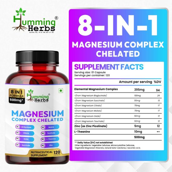 Picture of Magnesium Complex with Zinc & L-Theanine - 150 Capsules