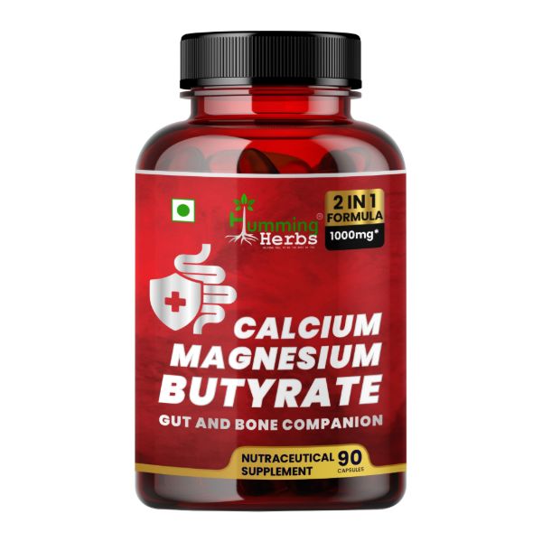 Calcium Magnesium Butyrate with Elemental Calcium - 90 Capsules