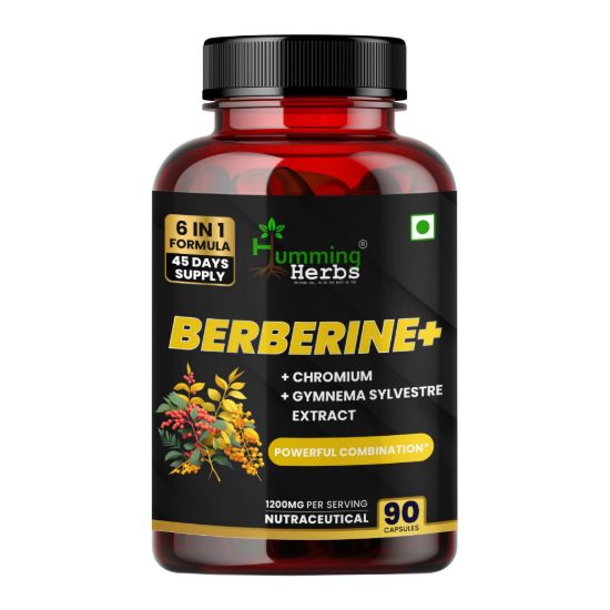 Humming Herbs Berberine Plus Front Bottle View