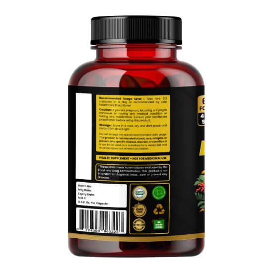 Humming Herbs Berberine Plus Back Bottle View