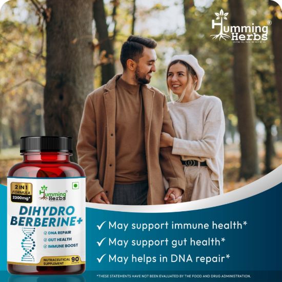 Picture of Dihydroberberine Plus with Cinnamon Extract – 2300mg | 90 Veg Capsules | Supports Immune Health, Gut Health & DNA Repair | 3 Months Supply