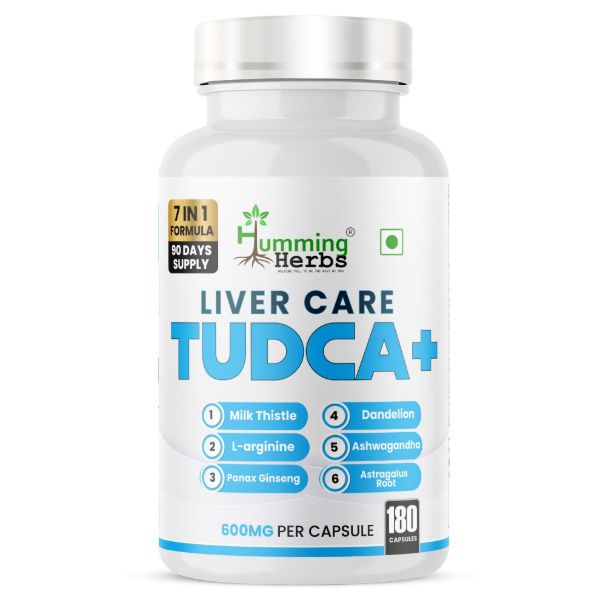 TUDCA+ Liver Care Supplement with Milk Thistle &amp; Ashwagandha - 180 Capsules (90 Days Supply)
