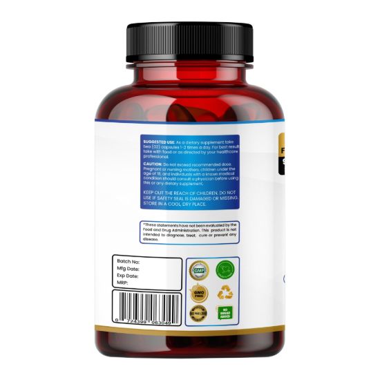 Picture of Sodium Butyrate Plus Capsules 1100mg - 4-in-1 Gut Health Supplement with L-Glutamine, Prebiotics & Probiotics - 180 Capsules (90 Days Supply)