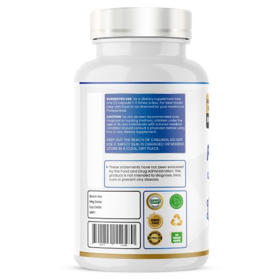 Picture of Potassium Citrate 800mg Capsules | 120 Veg Capsules | 4 Month Supply | Supports Bone Health, Nerve Function & Metabolism | Lab Tested | GMP, HACCP Certified