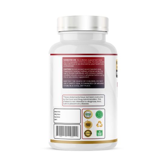 Picture of Humming Herbs TUDCA 1000mg - 180 Capsules (90 Day Supply) - Tauroursodeoxycholic Acid Supplement