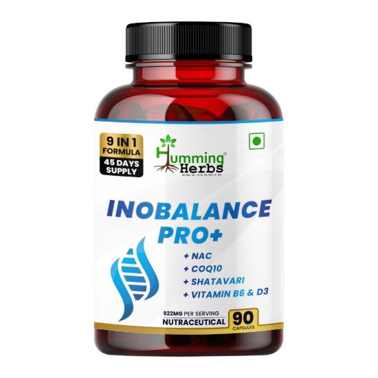 Picture of Inobalance Pro+ | 9-in-1 Nutraceutical with NAC, CoQ10, Shatavari & Vitamin B6 D3 | 90 Capsules