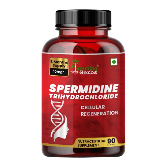 Picture of Spermidine Trihydrochloride 10mg Capsules – Cellular Regeneration & Healthy Aging Support – 90 Veg Capsules (3 Months Supply)
