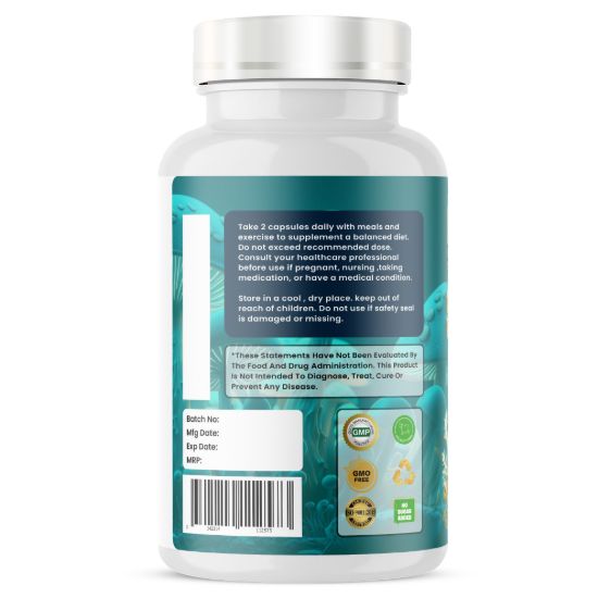 Picture of Sea Moss Complex 3-in-1 Formula with Irish Moss, Bladderwrack & Burdock Root - 180 Capsules (1100mg, 90 Days Supply)
