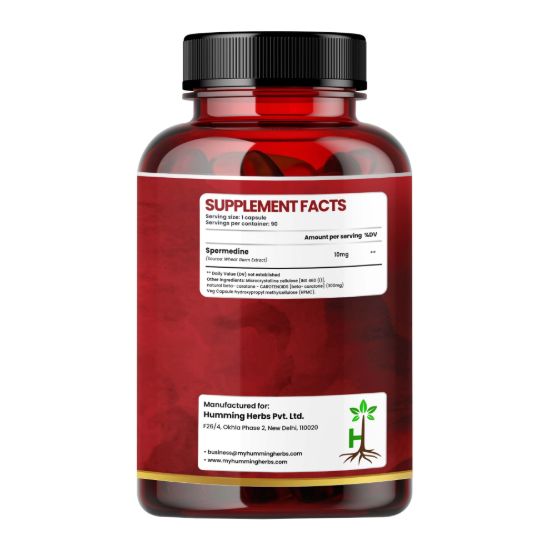 Picture of Spermidine Trihydrochloride 10mg Capsules – Cellular Regeneration & Healthy Aging Support – 90 Veg Capsules (3 Months Supply)