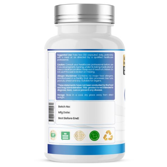 Humming Herbs® Choline 320mg, Triple-Source Complex, 120 Capsules — suggested use and warnings panel