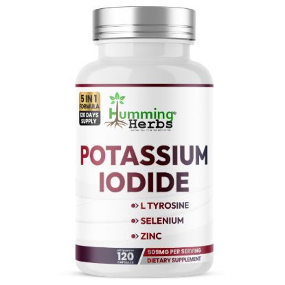 Humming Herbs® Iodine Complex 140mcg with Selenium & Zinc, 120ct — front of bottle